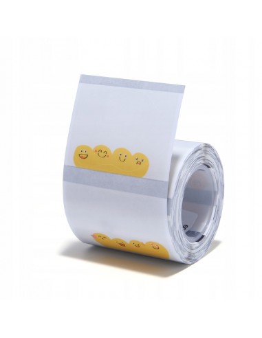 NIIMBOT Etykiety Naklejki 41x31mm OKRĄGŁE TRANSPARENT 220szt do B21/B3S/B1