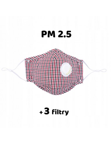 KOMPLET Maska + 3x FILTR PM2.5