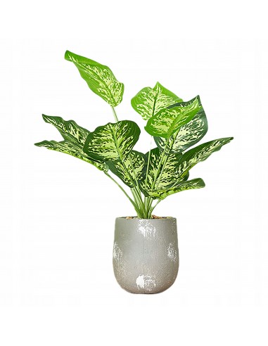 SZTUCZNA Roślina W DONICZCE REALISTYCZNA 42cm Dieffenbachia do DOMU BIURA