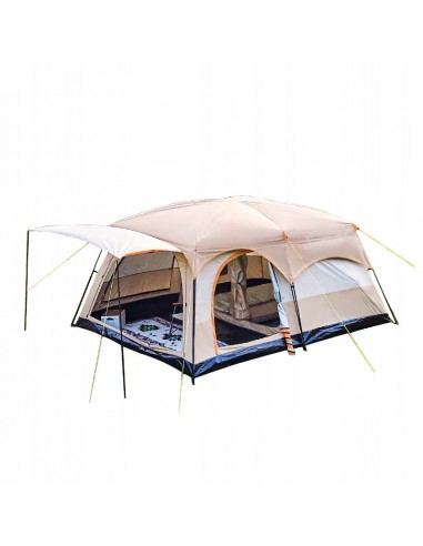 Namiot KEMPINGOWY Camping 7-os 9,88m2 Wodoodporny 380x260x200cm Rodzinny