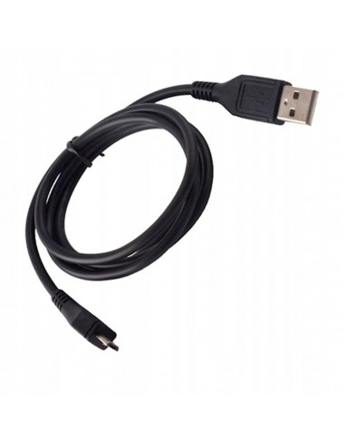 Kabel USB - microUSB 0,25 m 1A czarny woreczek