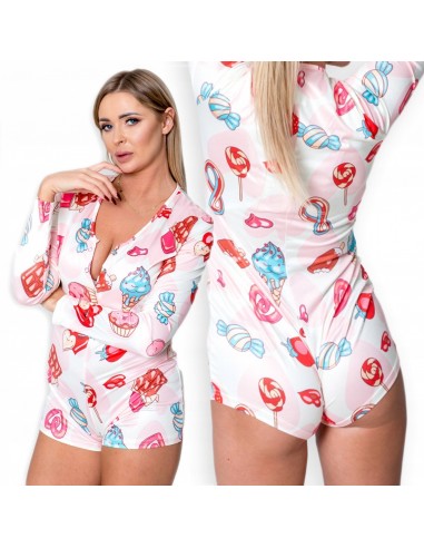 PIŻAMA DAMSKA Seksowne Body SŁODYCZE 190 r.XL