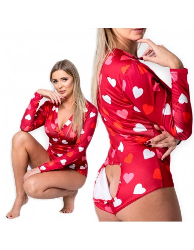 PIŻAMA DAMSKA Rozpinana z Klapką Krótka 206 r.XL