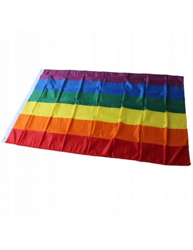 FLAGA TĘCZOWA Tęcza PELERYNA LGBT DUŻA 90x150cm
