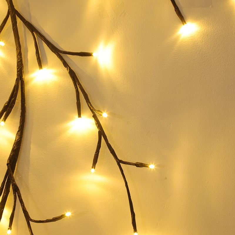 DRZEWKO LED Ozdobne SZCZĘŚCIA ŚWIĄTECZNE Lampki DEKORACJA na ŚWIĘTA Ścienna - obrazek 13