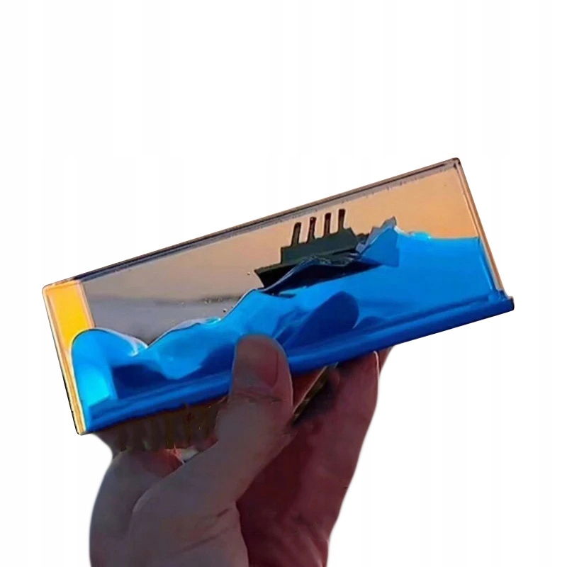 Statek WYCIECZKOWY ŁÓDŹ BUTELCE GÓRA LODOWA Antystresowy DRYFUJĄCY PREZENT - zdjęcie 12