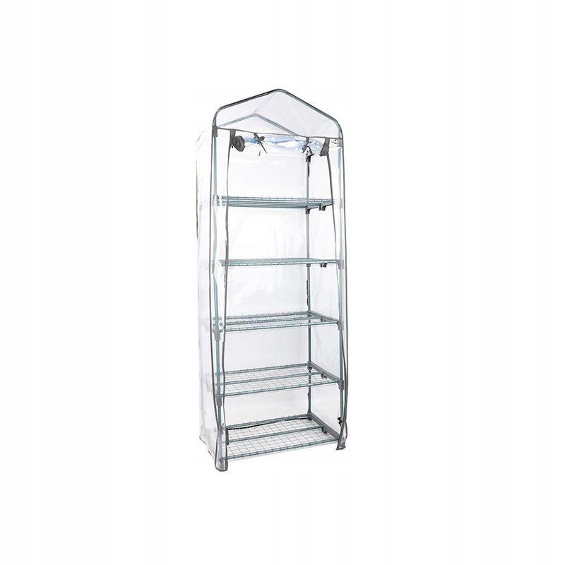 MINI SZKLARNIA OGRODOWA BALKONOWA PIONOWA NA BALKON 5 POZIOMÓW metalowa XXL - zdjęcie 6