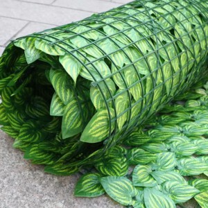 SZTUCZNY ŻYWOPŁOT Bluszcz OGRODZENIE BALKON PŁOT ŚCIANĘ DACH CIEŃ 300x50 XL - miniatura 3