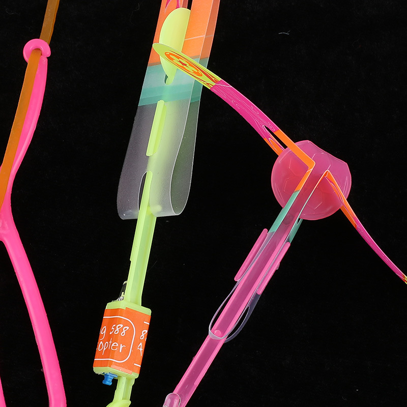 ZESTAW 4x HELIKOPTER LATAJĄCY ŚWIECĄCY PROCA LED ZABAWKA DLA DZIECI PREZENT - obrazek 4