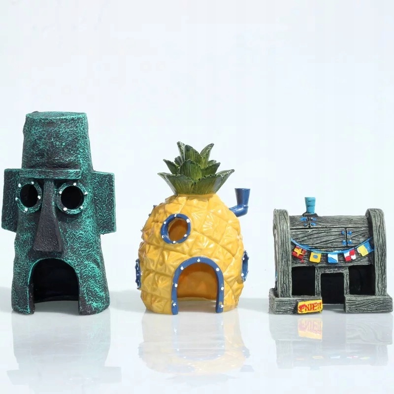 OZDOBA AKWARIOWA Ananas 12cm L do akwarium - obrazek 8