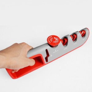 OSTRZAŁKA DO NOŻY NOŻYCZEK REGULOWANY KĄT OSTRZENIA 4 OSTRZAŁKI 4w1 - miniatura 11