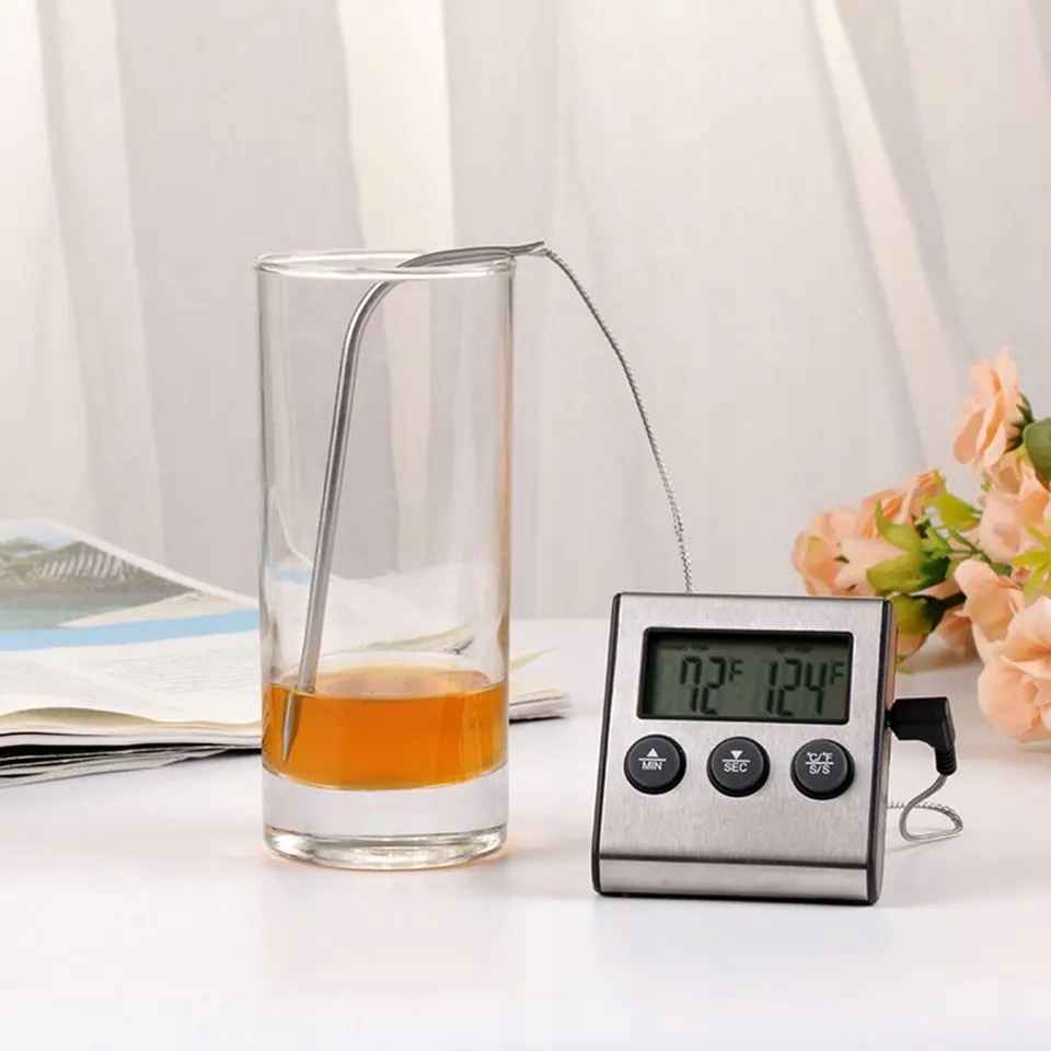 TERMOMETR DO WĘDZARNI Pieczenia GRILLA SONDA TIMER - obrazek 7