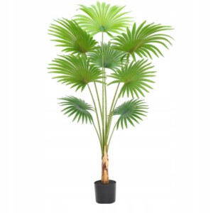 SZTUCZNA Roślina PALMA Wachlarzowa XXL W DONICZCE REALISTYCZNA 160cm