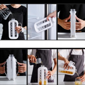 Forma do LODU Butelka PRZENOŚNA PLAŻA CAMPING PIKNIK TRITAN 2w1 MOBILNA 17x - miniatura 7