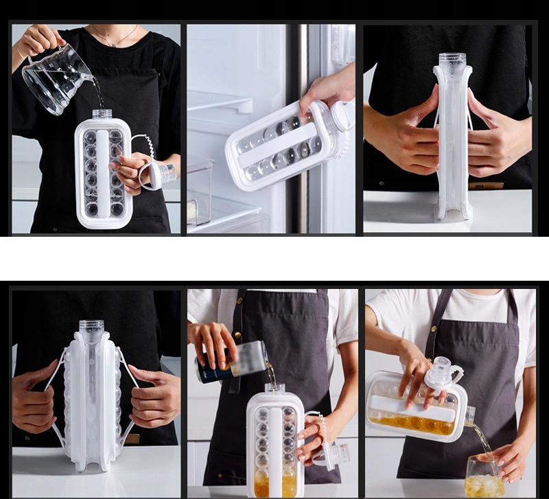 Forma do LODU Butelka PRZENOŚNA PLAŻA CAMPING PIKNIK TRITAN 2w1 MOBILNA 17x - obrazek 7