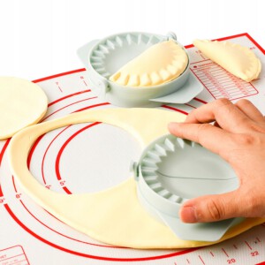 MASZYNKA do lepienia PIEROGÓW 2w1 KÓŁKA Pierożnica WYCINARKA ABS - miniatura 2