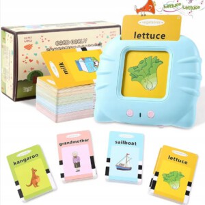 ZABAWKA EDUKACYJNA DLA DZIECI CZYTNIK KART DO NAUKI ANGIELSKIEGO 224 SŁÓWEK - miniatura 8