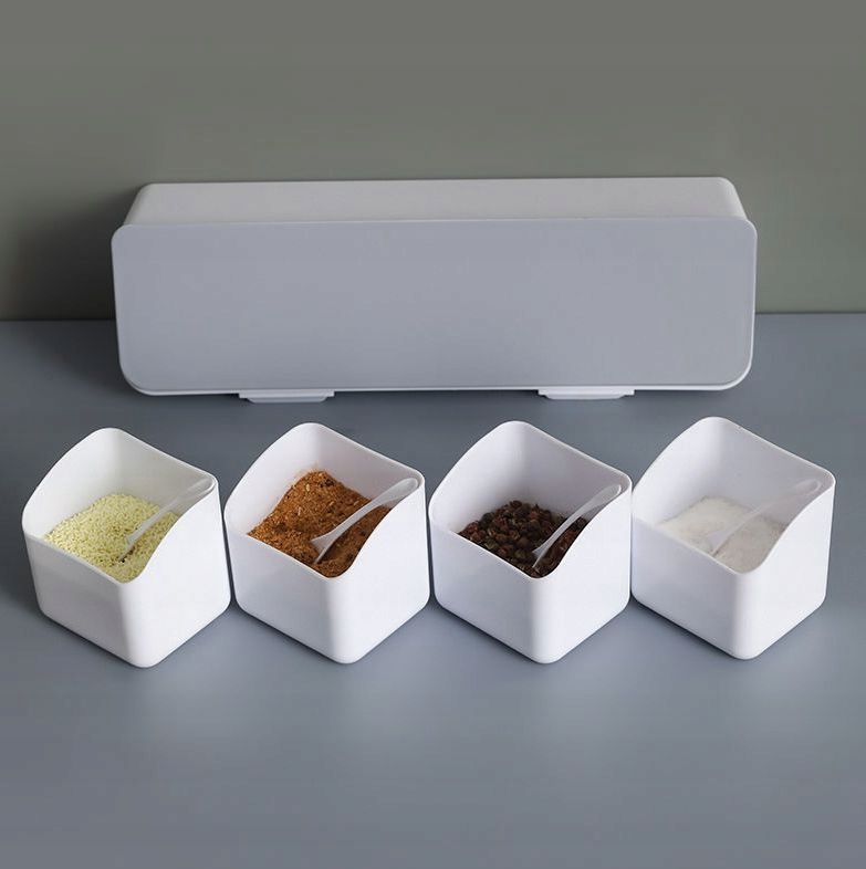 PÓŁKA KUCHENNA Dozownik KASZE PRZYPRAWY 8 miejsc 2 POJEMNIKI Organizer 30cm - zdjęcie 14