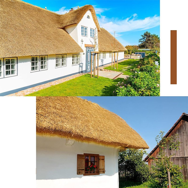 Strzecha SŁOMA SZTUCZNA na DACH Dekoracyjna 100x50cm TIKI HUTS Hawajska BAR - zdjęcie 15