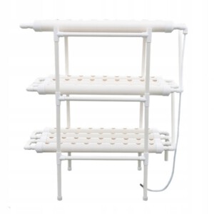 Zestaw system do HYDROPONIKI do WARZYW SAŁATY 108 miejsc +POMPA STELAŻ UPVC - miniatura 3