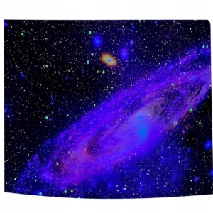 Dekoracja ŚCIENNA UV OBRAZ Fluorescencyjny GOBELIN ODBLASK 150x150cm Kosmos - miniatura 1