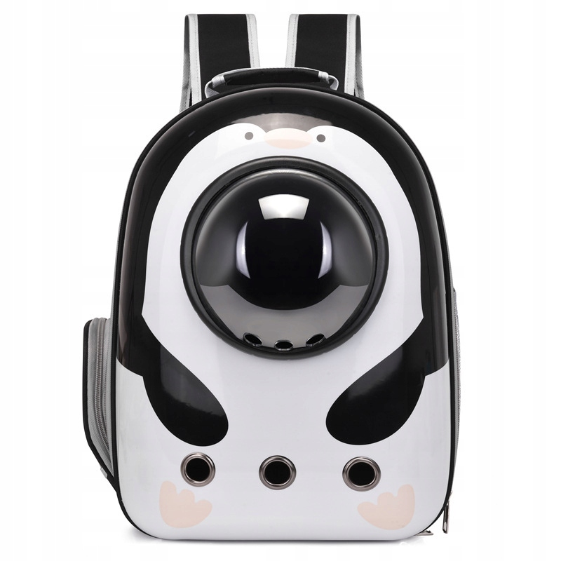PLECAK DO TRANSPORTU ZWIERZĄT KOTÓW TRANSPORTER KOSMICZNY XL BIAŁY PINGWIN - obrazek 2