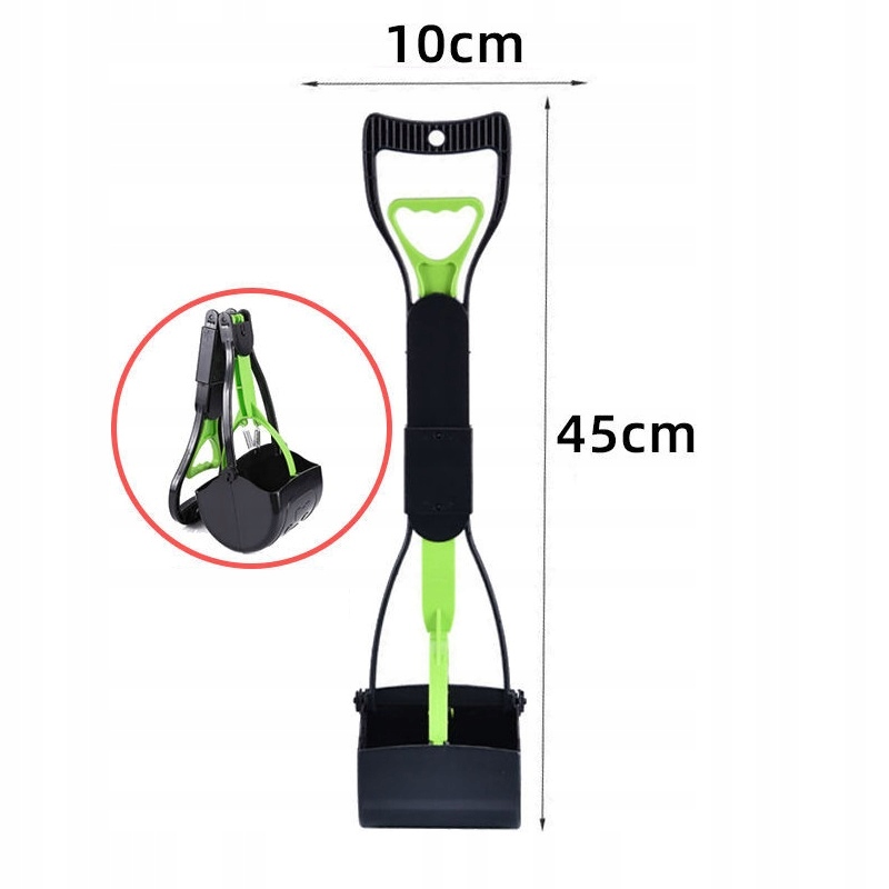 ZBIERACZ PSICH ODCHODÓW Kupozbieracz ŁOPATKA NA KUPY PSA KONIA KOTA 45cm - zdjęcie 10