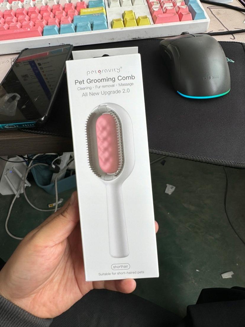 SZCZOTKA DLA ZWIERZĄT na SIERŚĆ KŁACZKI Dozownik WODĘ MASAŻER PSÓW KOTÓW - obrazek 11