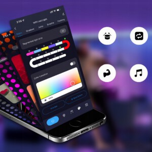 TAŚMA LED Bluetoot Tuya 16mln KOLORÓW HUE GRADIENT - miniatura 2