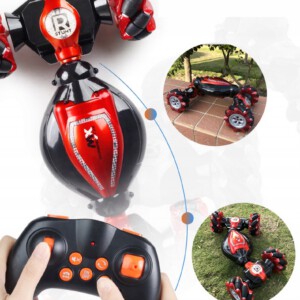 SAMOCHÓD ZDALNIE STEROWANY Ręką lub PILOTEM Terenowy RC 360 stopni AUTO 4x4 - miniatura 5