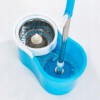 MOP OBROTOWY OKRĄGŁY DWA WKŁADY WIADRO WYCISKACZ NIEBIESKI - miniatura 4
