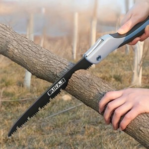 Piła RĘCZNA OGRODOWA do GAŁĘZI SKŁADANA Blokada OSTRA nożyce OGRODU 21cm - miniatura 7