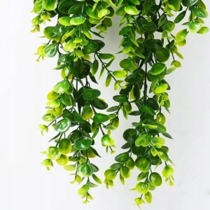SZTUCZNA Roślina EUKALIPTUSOWA Wisząca do 85 cm DUŻA Ozdoba REALISTYCZNA XL - miniatura 6