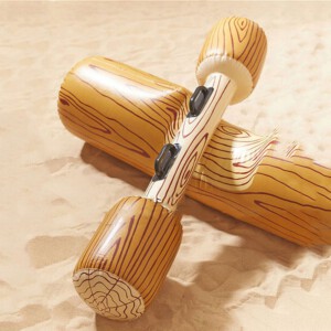 DMUCHANE ZABAWKI DO BASENU JEZIORA KŁODY DO WALK WODNYCH KOMPLET 2+2 SZT - miniatura 8