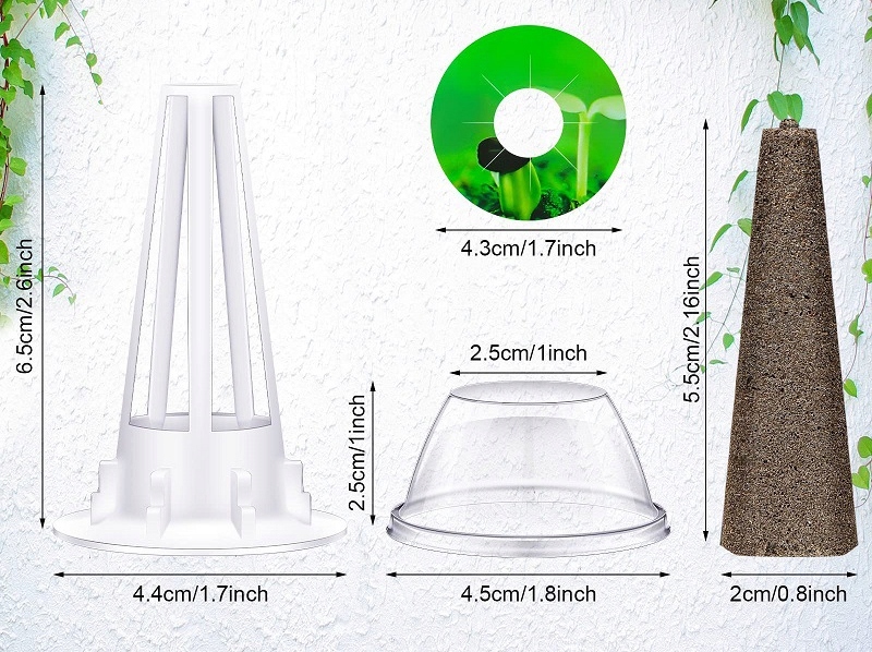 ROZSADA ZESTAW STARTOWY INSPEKT SADZONKI 120 WKŁADÓW PODŁOŻE HYDROPONIKA - obrazek 10