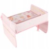 STOLIK ORGANIZER SAMOCHODOWY DLA DZIECI DO FOTELIKA RÓŻOWY WODOODPORNY - miniatura 7