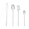 ZESTAW KOMPLET SZTUĆCÓW STAL NIERDZEWNA NÓŻE WIDELCE ŁYŻKI 32szt SREBRNE - miniatura 2