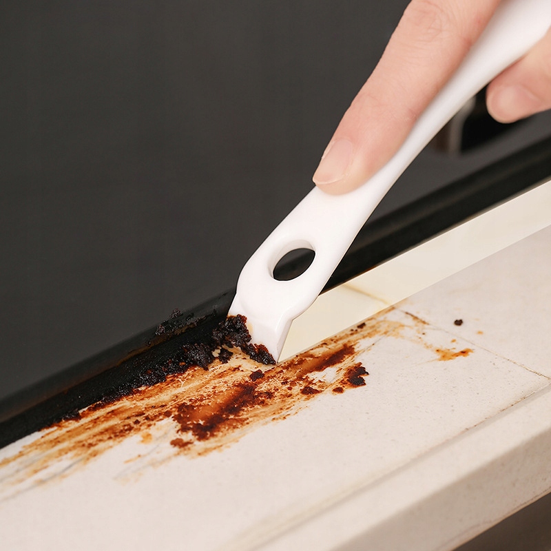 Szczotka do CZYSZCZENIA GRILLA Skrobak TŁUSZCZU Przypaleń Piekarnika 2w1 - obrazek 3