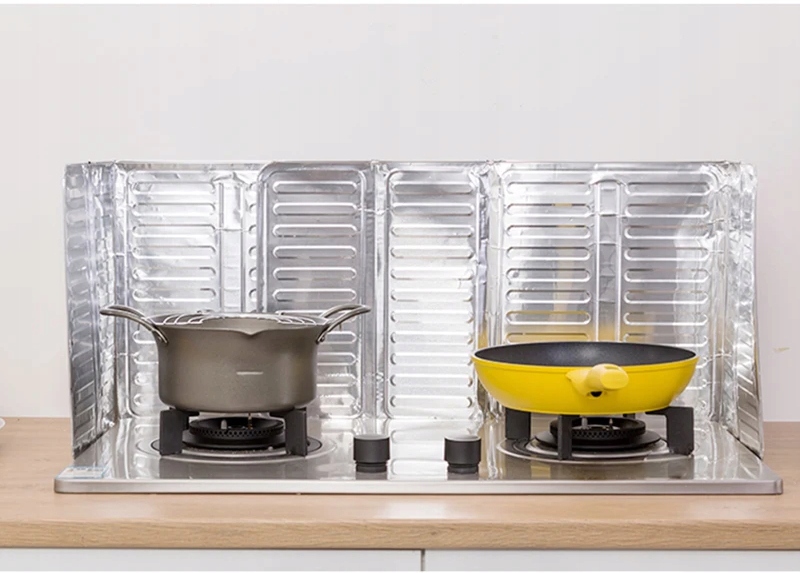 EKRAN do smażenia OSŁONA ALU przeciw ROZPRYSKOM OLEJU Czysta KUCHNIA 1szt - obrazek 13