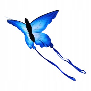 LATAWIEC XXL Motyl NIEBIESKI Świecący LED 150cm - miniatura 3