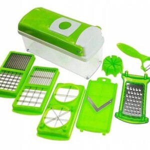 SZATKOWNICA KRAJALNICA 12 elementów DO WARZYW OWOCÓW JAJEK Tarka