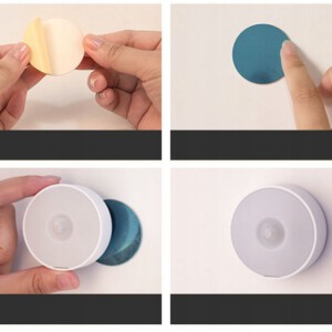 LAMPKA LED CZUJKA RUCHU USB INDUKCYJNA GARDEROBA 120 stopni CIEPŁE ŚWIATŁO - miniatura 5
