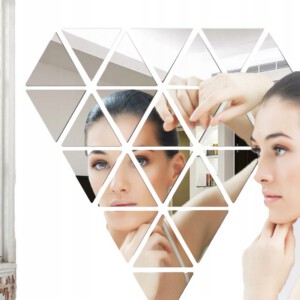 Zestaw 16szt LUSTER Diamenty Trójkąty OZDOBA 267