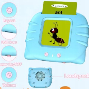 ZABAWKA EDUKACYJNA DLA DZIECI CZYTNIK KART DO NAUKI ANGIELSKIEGO 224 SŁÓWEK - miniatura 3