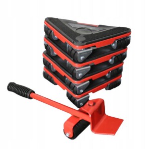 ZESTAW DO TRANSPORTU MEBLI ROLKI DO PRZESUWANIA MEBLI 150kg PODNOŚNIK - miniatura 3