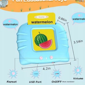 ZABAWKA EDUKACYJNA DLA DZIECI CZYTNIK KART DO NAUKI ANGIELSKIEGO 224 SŁÓWEK - miniatura 13