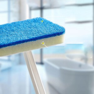 SZCZOTKA Łazienkowa do PŁYTEK KABINY SZYB Gąbka DO MYCIA PANELI SOLARNYCH - miniatura 4