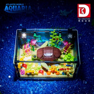 KLOCKI AKWARIUM RYBY ZESTAW KLOCKÓW Żółw Morski ZABAWKA DLA DZIECI PREZENT - miniatura 15