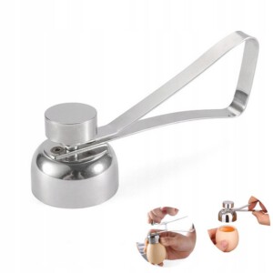 OTWIERACZ do JAJEK Faszerowanych na MIĘKKO OKRĄGŁY STAL NIERDZEWNA Obcinacz - miniatura 12