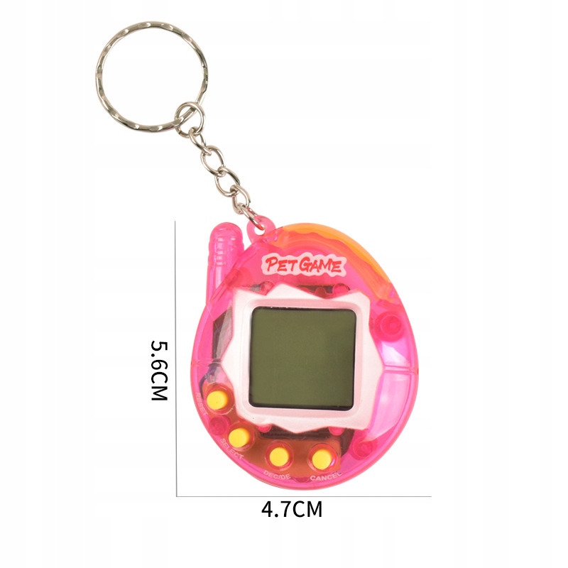 TAMAGOTCHI gra dla dzieci ELEKTRONICZNA Tamagoczi ZWIERZĄTKO Prezent Różowe - zdjęcie 3